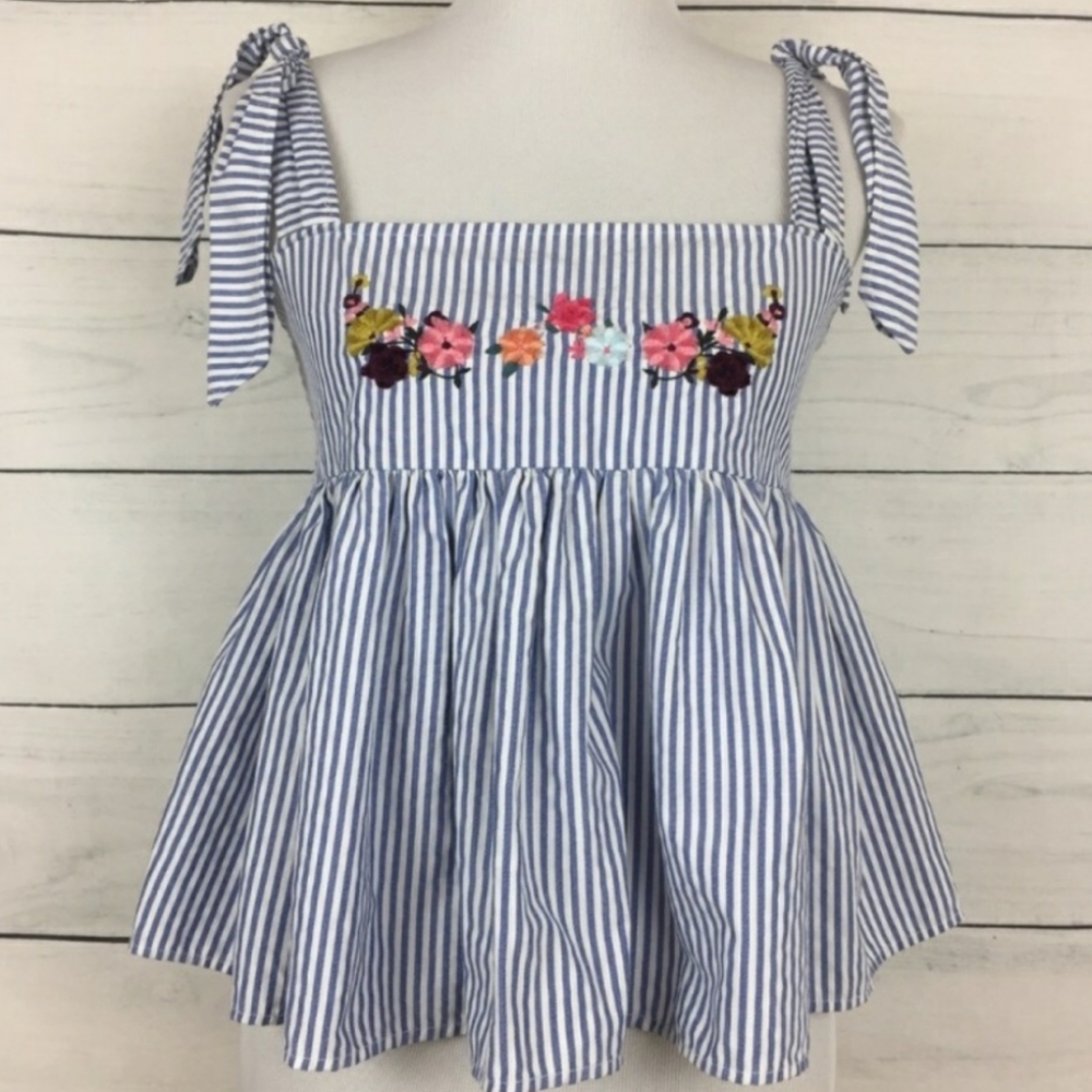 Zara Embroided Top